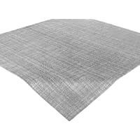 Delindo Lifestyle Mantel mesa SAMBA gris- impermeable- antimanchas- casa y jardin- moderno- cuadrado 85x85 cm